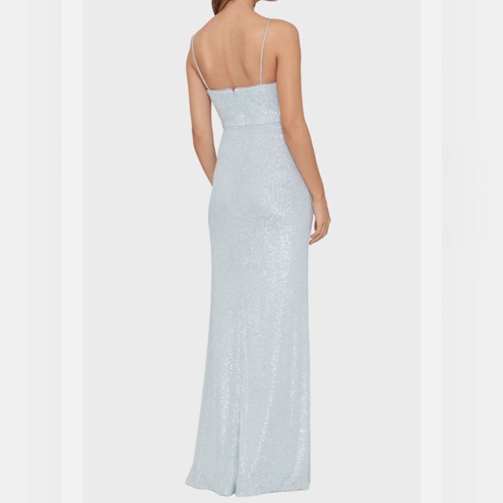 Xscape light blue sequin Evening Gown in size 6 - Picture 11 of 14